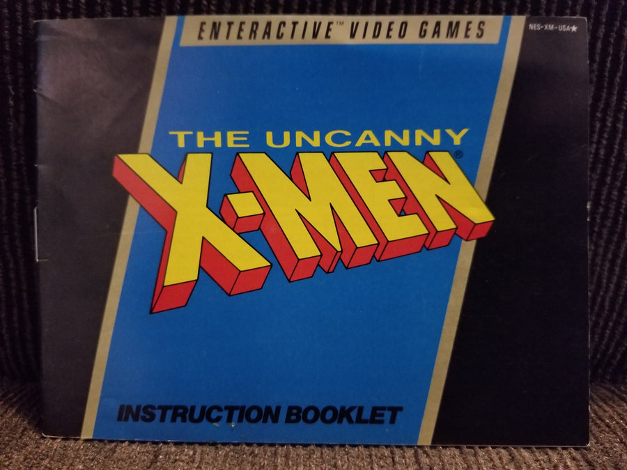 the uncanny xmen nes manual