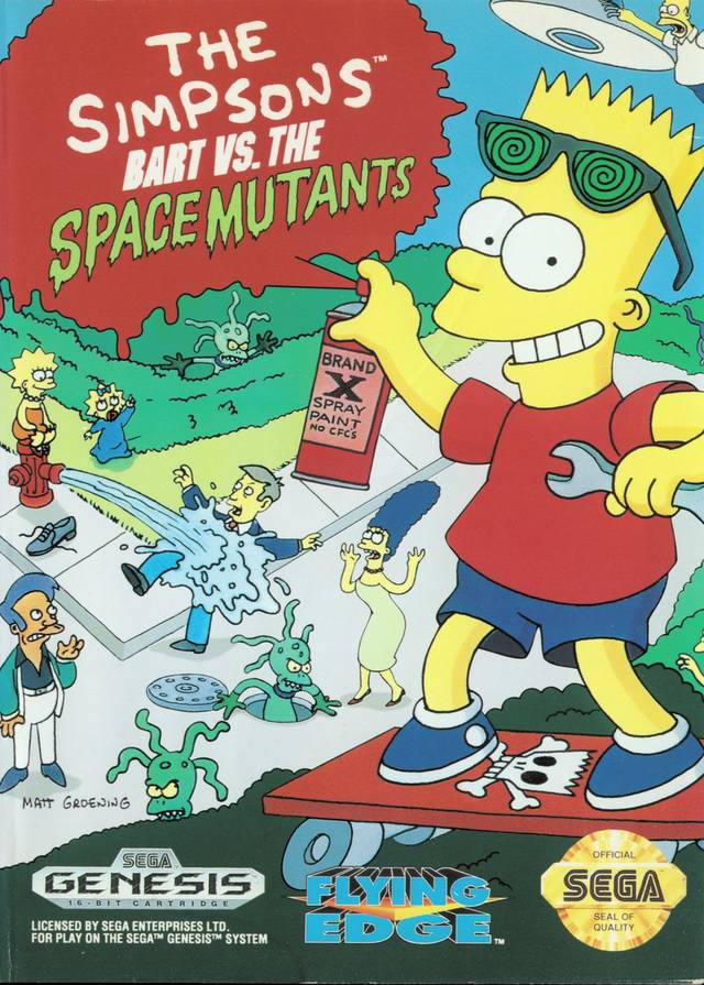 The simpsons bart vs the space mutants CB