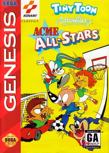 Tiny Toon adventures ACME all-stars CB (sun faded cover)