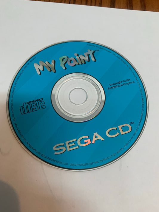 my paint disc only sega cd