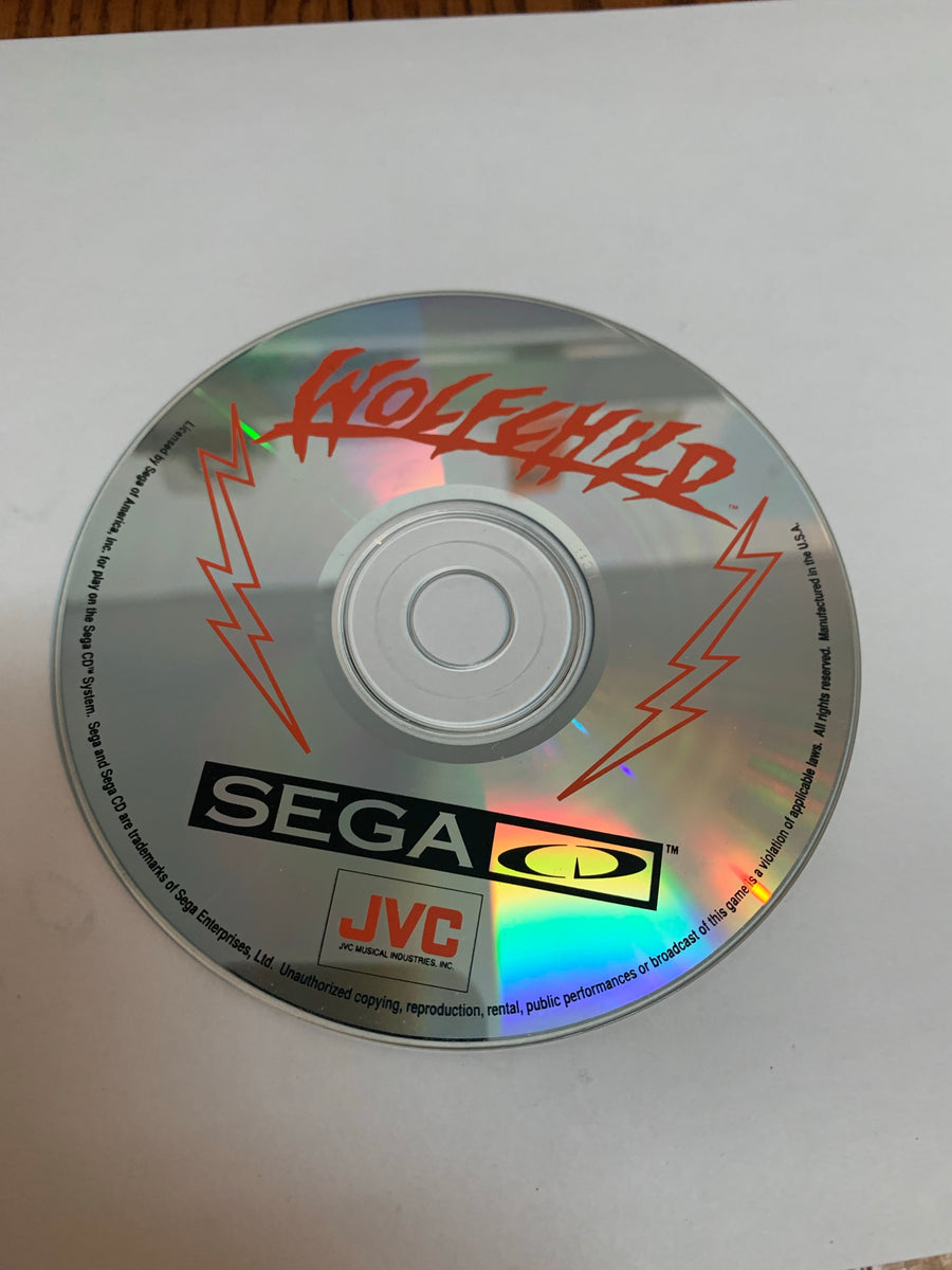 wolfchild disc only sega cd