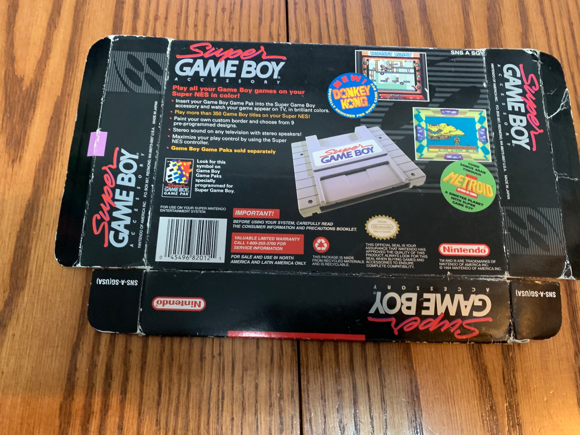 Super Gameboy Box only
