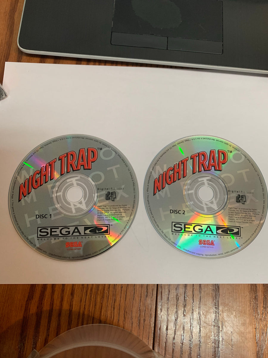 night trap both discs sega cd