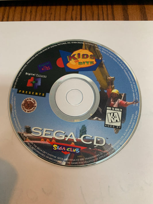 kids on site disc only sega cd