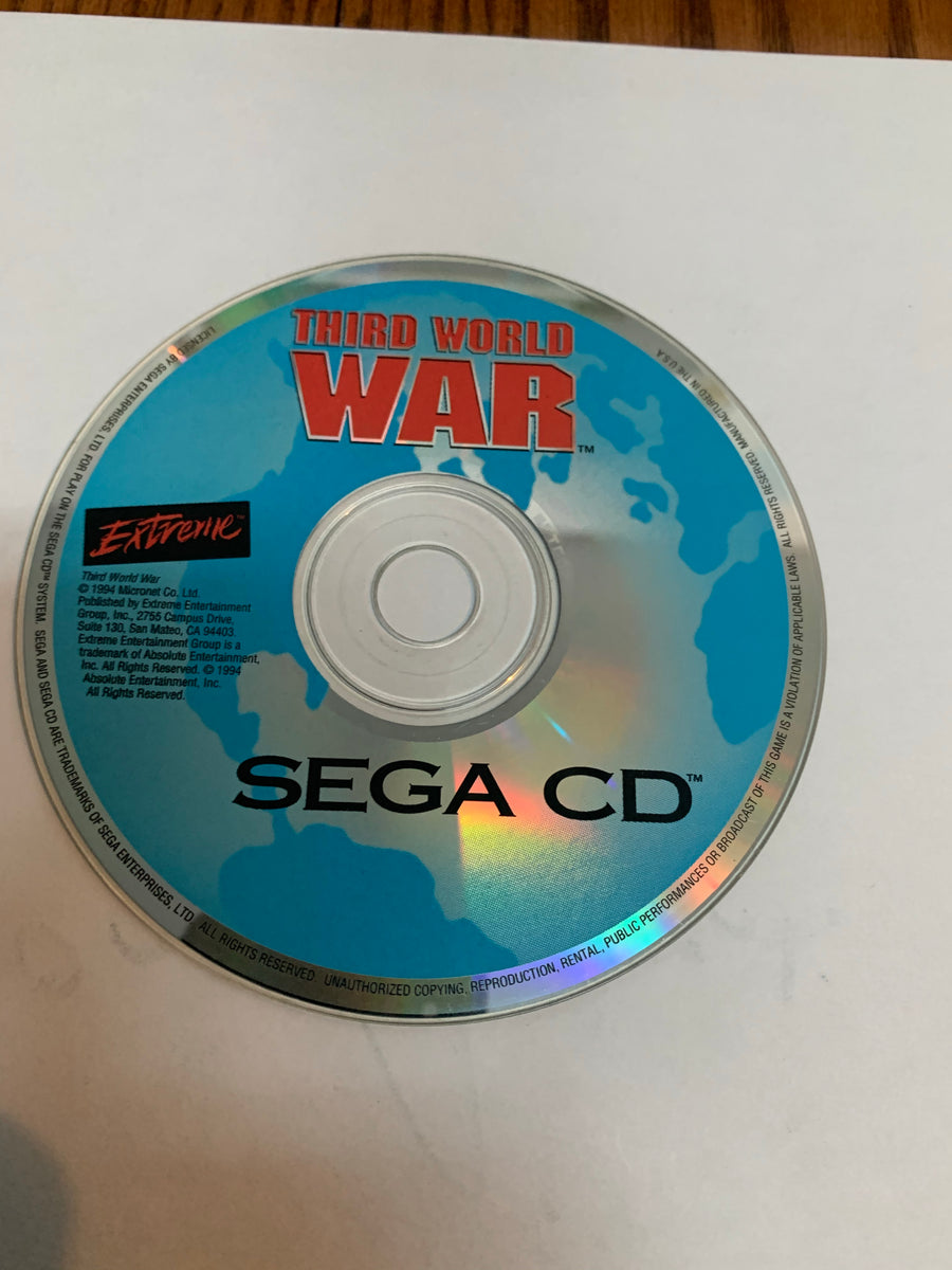 third world war disc only sega cd