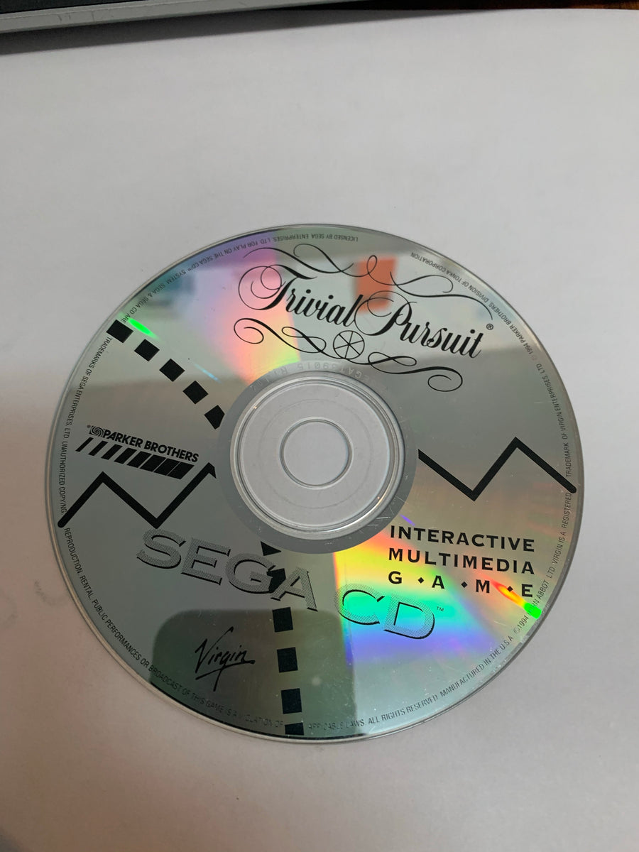 trivial pursuit disc only sega cd