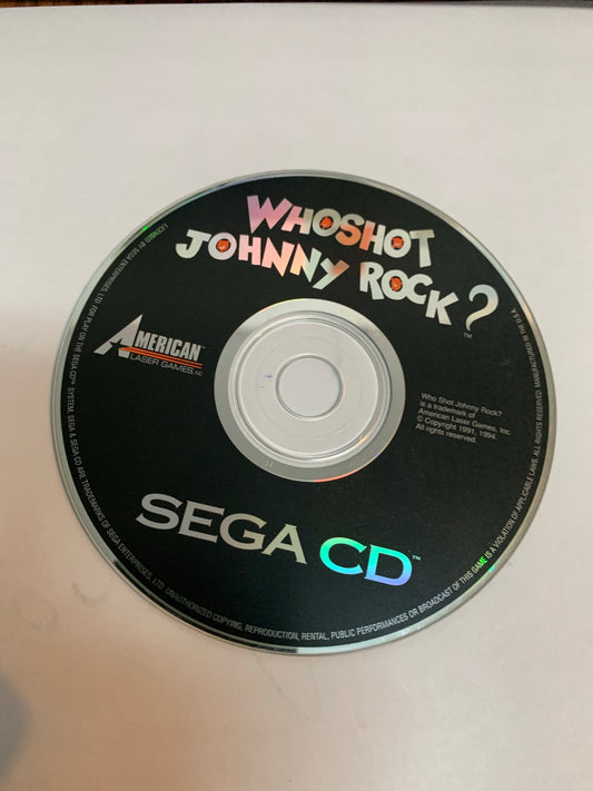 whoshot johnny rock disc only sega cd