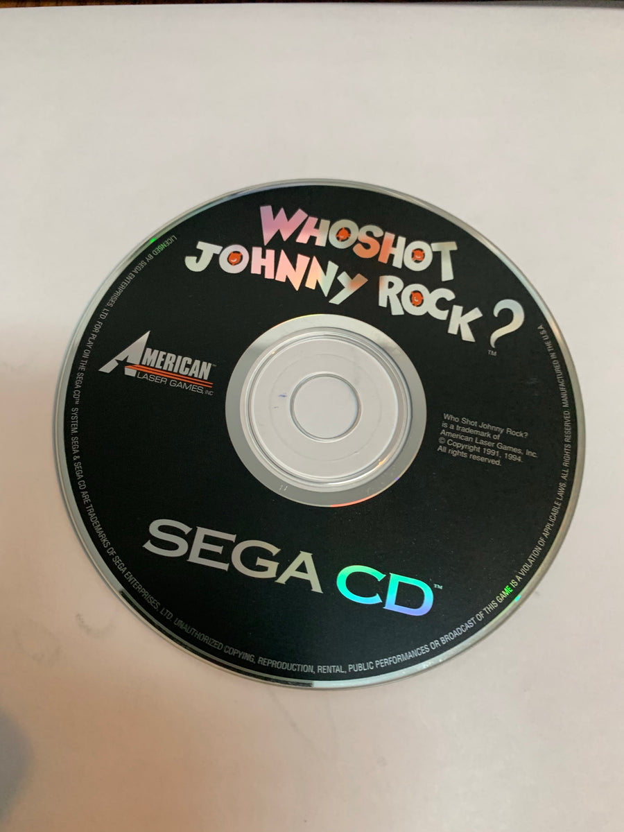 whoshot johnny rock disc only sega cd