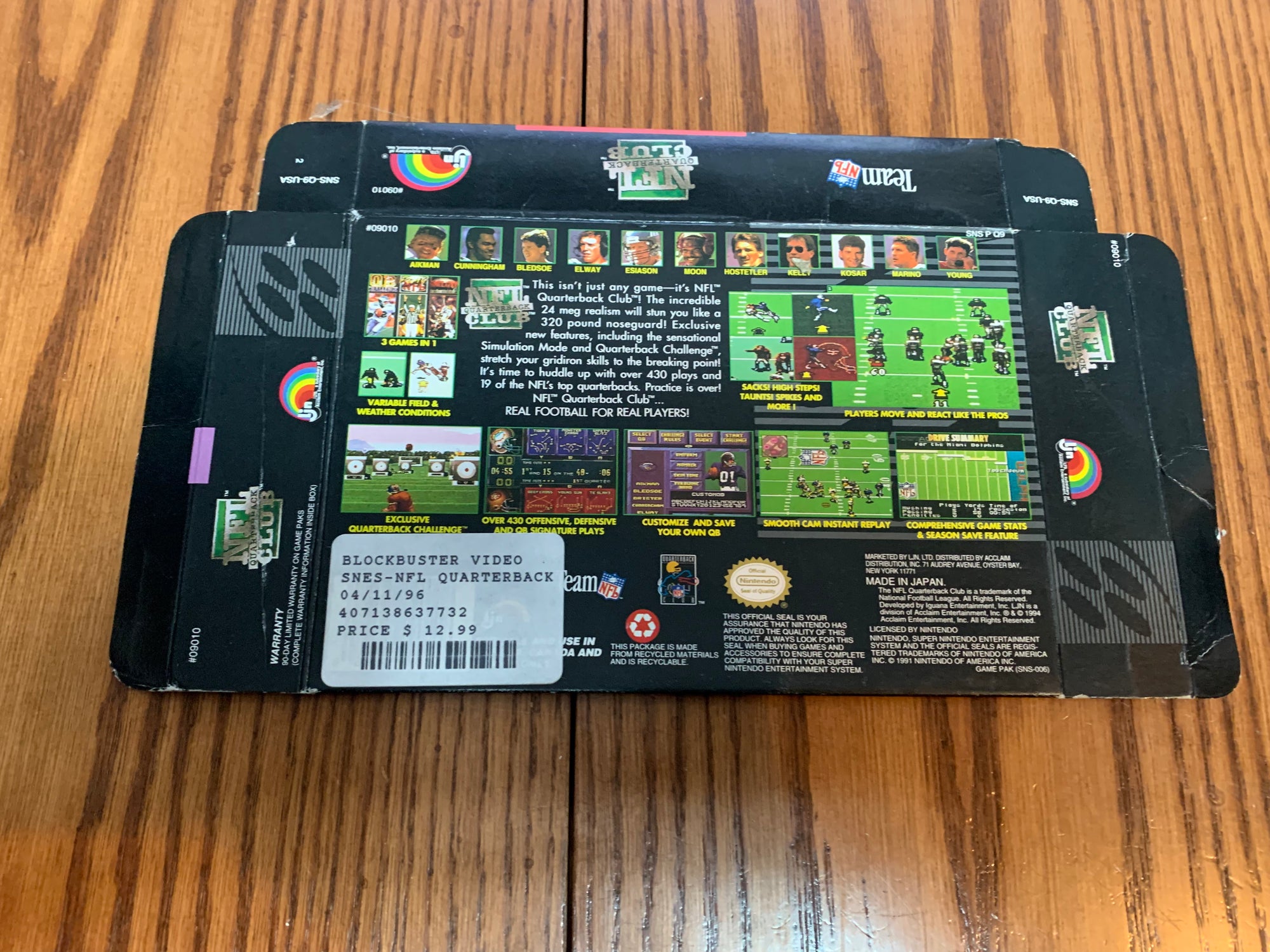 NFL quarterback club