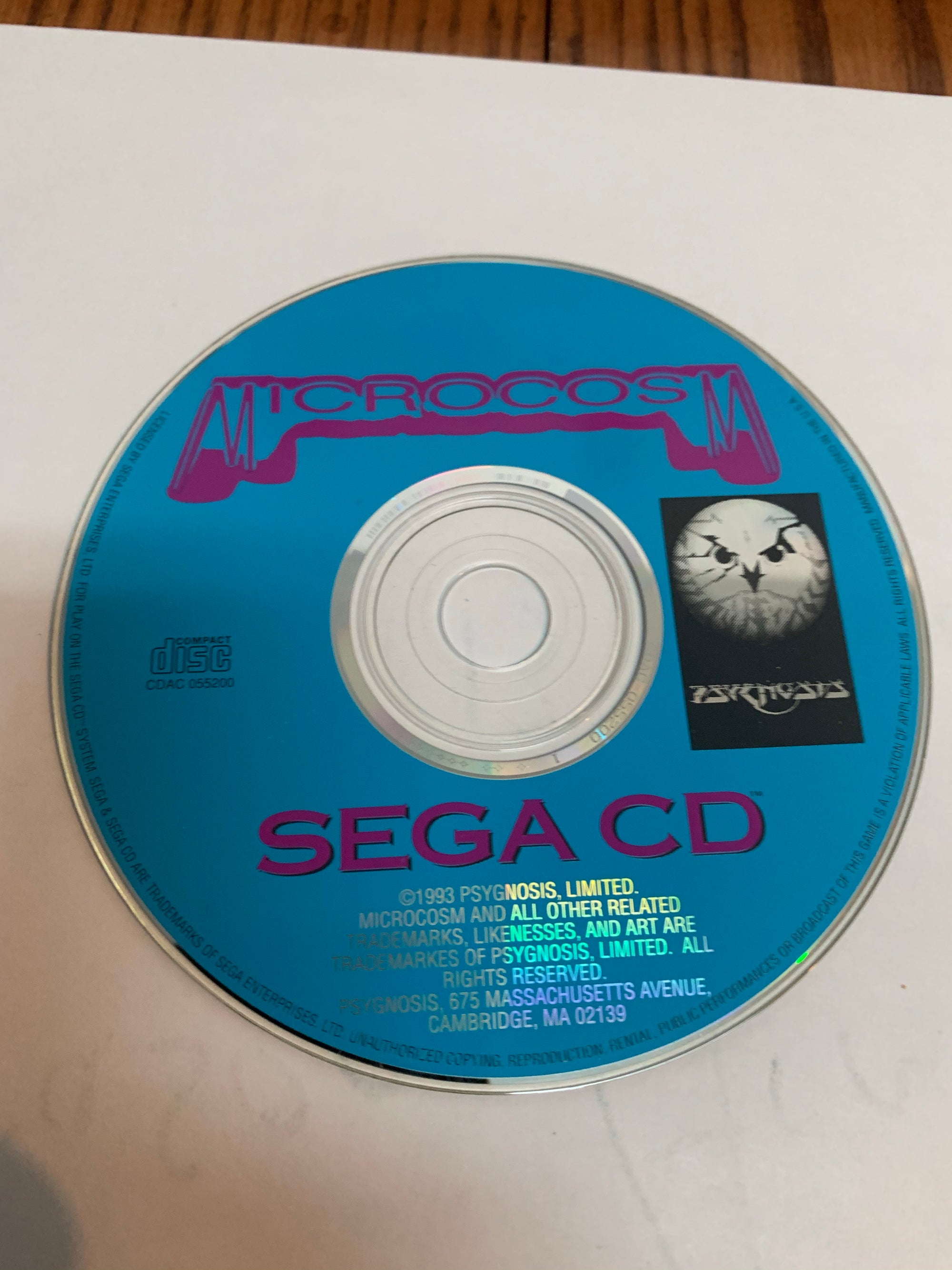 microcosm disc only sega cd
