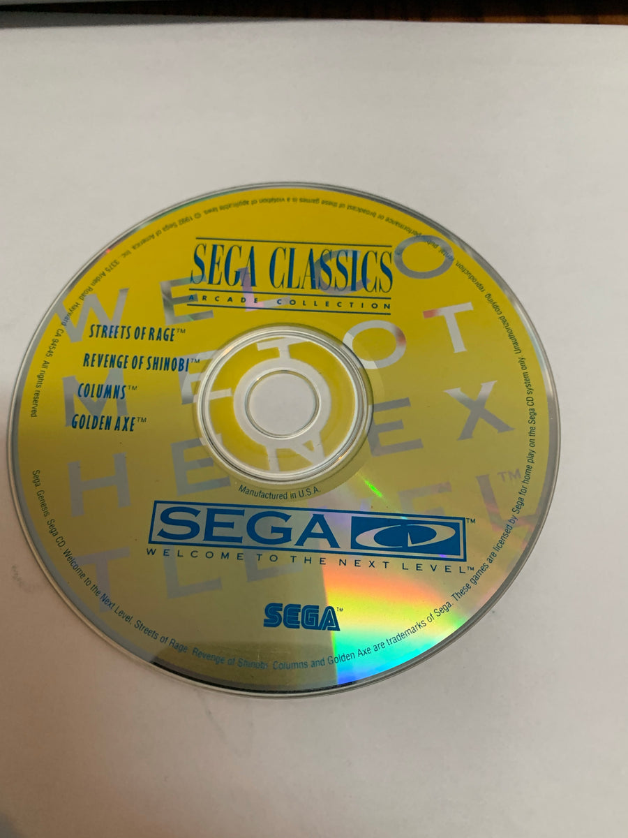 sega classics arcade collection disc only sega cd