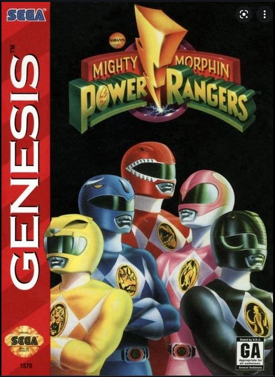 mighty morphin power rangers (label damage) C